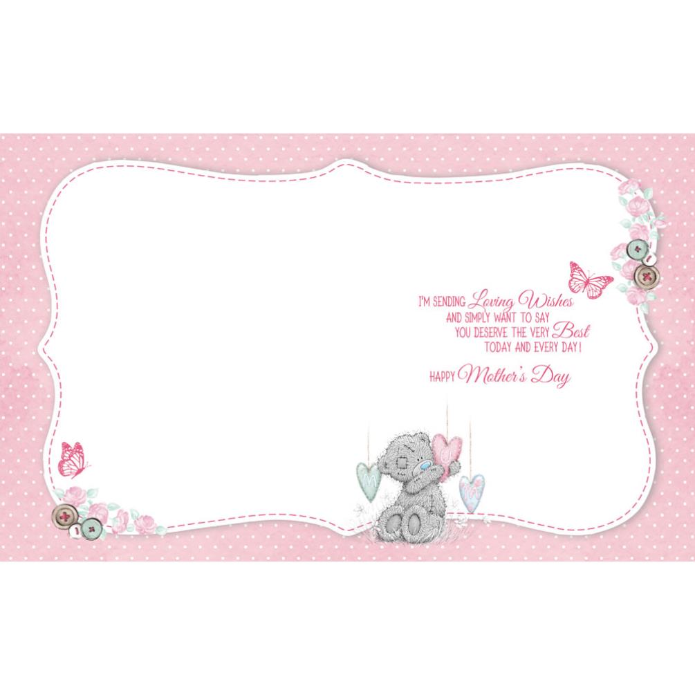 Lovely Mother Me to You Bear Handmade Mothers Day Card Extra Image 1